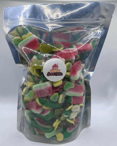 1kg Green Mix Sweets | Sweet Cabin - UK Sweet Shop